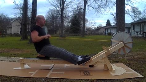 Home Built Rowing Machine Youtube