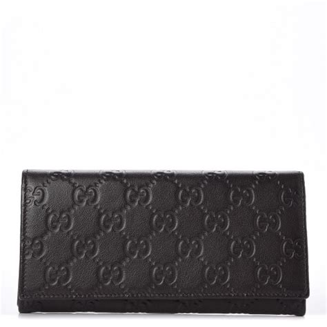 Gucci Guccissima Continental Wallet Dark Brown 256004 Fashionphile