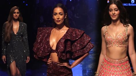 Bollywood Actress Hottest Ramp Walk For Lakme Fashion Week 2019 Disha Patani Malaika Arora