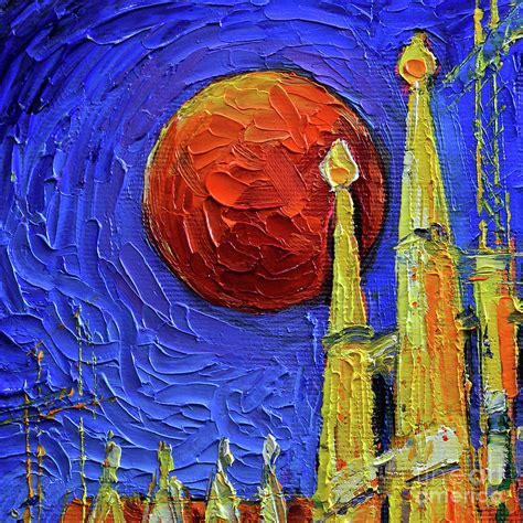 Blood Moon Painting By Mona Edulesco Fine Art America