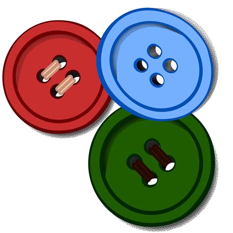Clipart Buttons Coloured