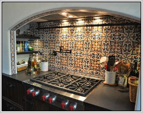 Spanish Tile Backsplash Best Choice For Creating Mexican Kitchen Style Homesfeed Spanish
