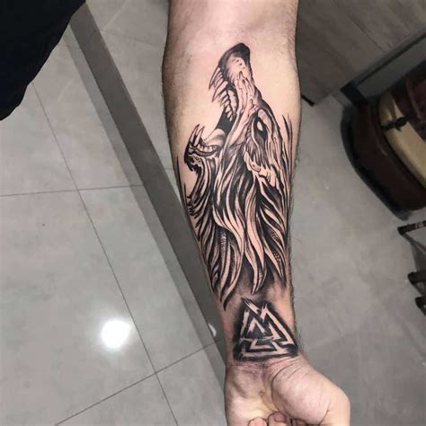 10 viking tattoos and their meanings bavipower. Top 55 Norse Wolf Tattoo Ideas - 2021 Inspiration Guide