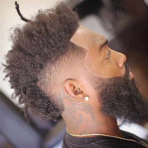 Black men fades and beards. 40 Stylish Haircuts For Men | Best Burst fade mohawk ...
