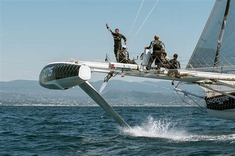 Sailing Hydrofoil Photograph By Alexis Rosenfeldscience Photo Library