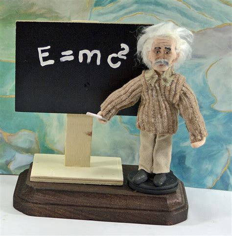 Albert Einstein Collectiond Figure Science Geek Miniature Doll Etsy