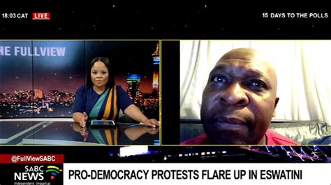 Pro Democracy Protests Flare Up In Eswatini Lucky Lukhele Youtube