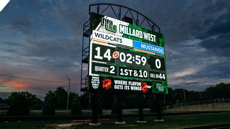 Led Video Scoreboards And Displays Compatible With Scorevision Software