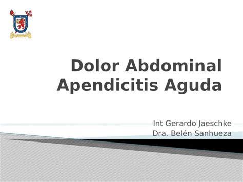 Pptx Dolor Abdominal Apendicitis Aguda Dokumen Tips