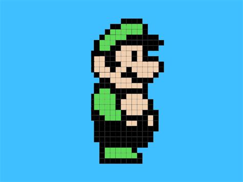 Pixel Luigi By 8 Bitpower On Deviantart