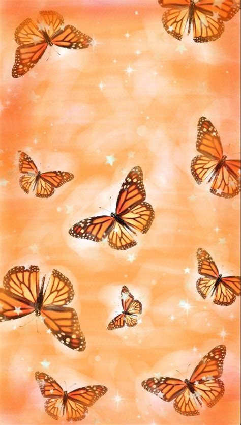 Aesthetic Orange Butterfly Wallpapers Top Hình Ảnh Đẹp