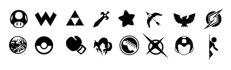Iconic Video Game Symbols