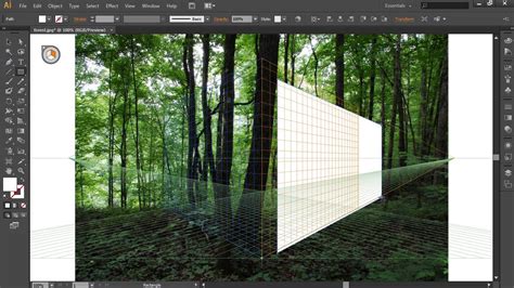 How To Use Perspective Grid Tool In Adobe Illustrator Cs6 Youtube