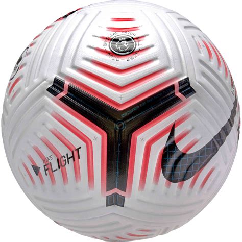 Nike Premier League Flight Official Match Soccer Ball White And Laser