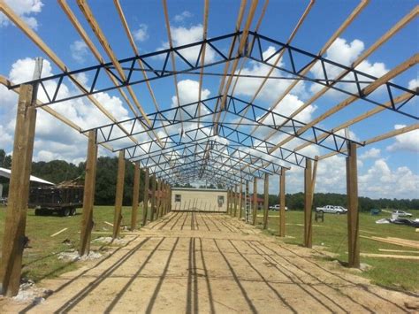 How To Build A Pole Barn With Chicken House Trusses