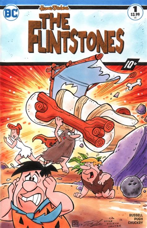 Flintstones Captain Caveman Sketch Cover In Tim Shinns Tim Shinn Sketch Covers Comic Art