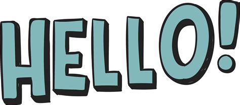 Hello Text Png Png All