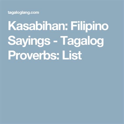 Pin On Tagalog Filipino