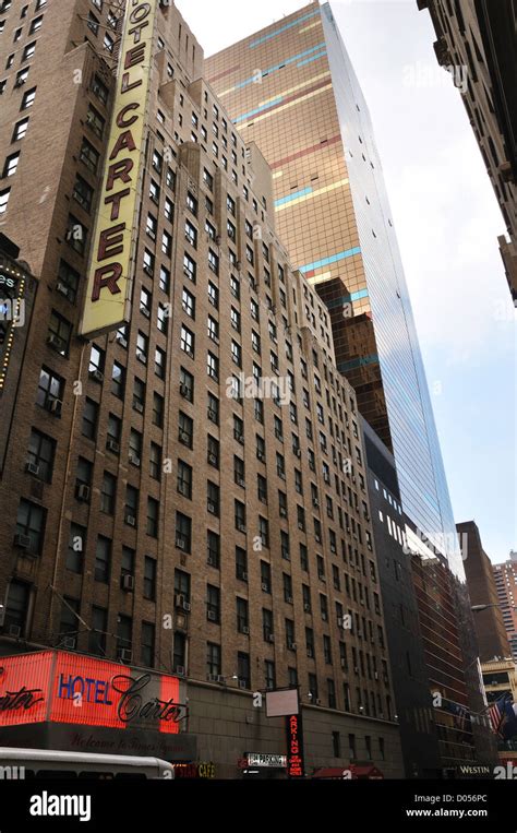 Carter Hotel New York Usa Stock Photo Alamy