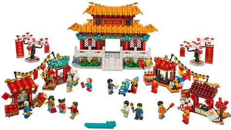 Lego Unveils Chinese New Year Temple Fair And Lion Dancers Spring