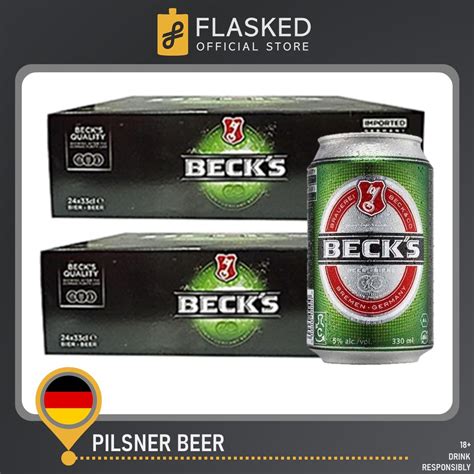 Becks German Beer Cans 330ml Buy 1 Take 1 Shopee Philippines