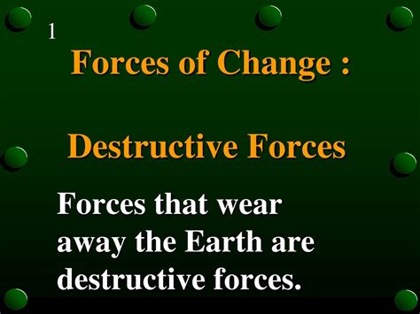 Ppt Forces Of Change Destructive Forces Powerpoint Presentation