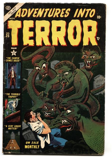 Adventures Into Terror 25 1953 Atlas Horror Comic Pre Code Vg 1953