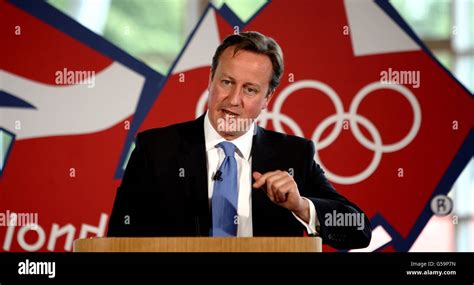 Cameron Makes Olympics Speech David Cameron Makes A Speech On The Legacy Of The Olympic Games