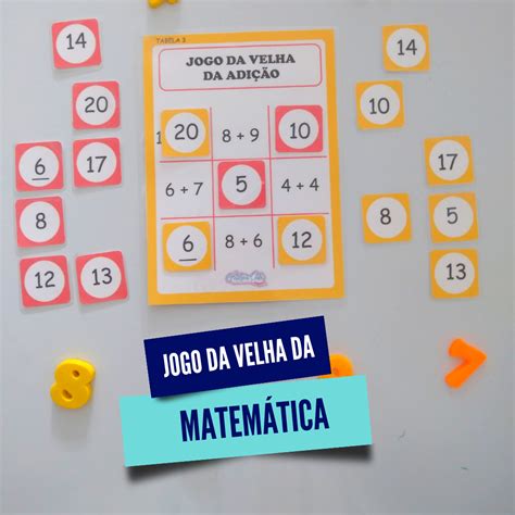 Jogo Da Velha Da Matemática Recursos Pedagogicos Andréia Costa