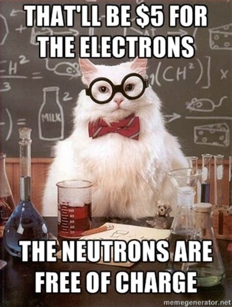 Chemistry Cat Be Droppin Science Nerdy Jokes Nerd Jokes Nerd Humor