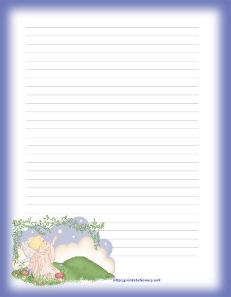 Looking for printable lined paper template for writing? 9 Best Images of Printable Spring Stationery - Free ...