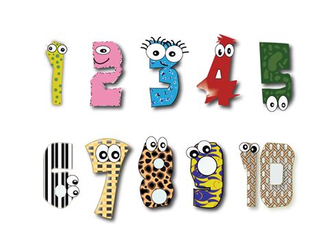 1 To 10 Numbers Png Transparent Background Images