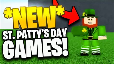 New St Patricks Day Roblox Games Youtube