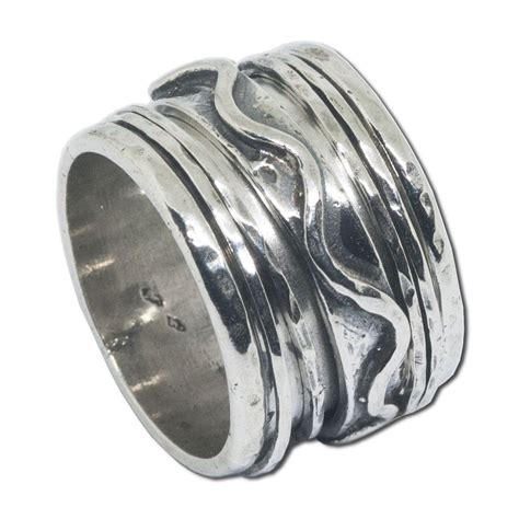 925 Sterling Silver Spinner Ring Size 6 9 Silver Spinner Rings