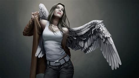 Excellent Angel Art Desktop Wallpaper You Can Save It At No Cost