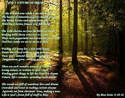 Gods Nature Of Treats Nature Poems Nature Poem Poems Nature