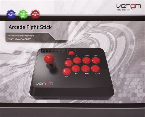 Venom Multi Format Arcade Fight Stick Pc Ps3 Ps4 Xbox 360 Xbox