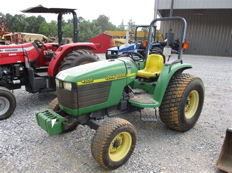 John Deere 4500 Farm Tractor Vin Sn 250248 3 Pth Pto Roll Bar 44x1800 20 Tires Meter