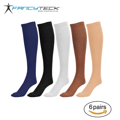 6 Color Long Compression Socks Unisex Socks Blood Circulation Socks