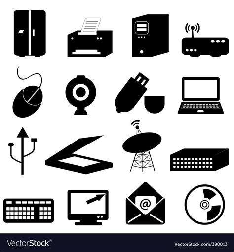 Computer Vector Computer Icon Computer Technology Free Preview