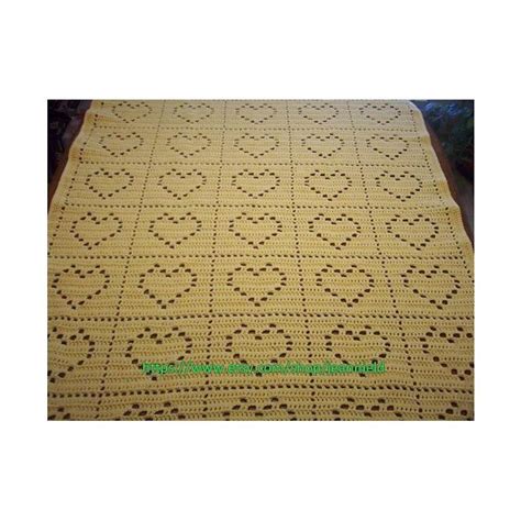 Heart Baby Blanket Crochet Pattern By Jeannie Davis Lovecrafts