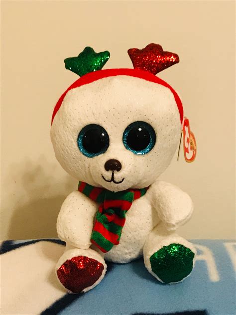 Ty Beanie Boo Frost Claires Exclusive Christmas Treats Christmas