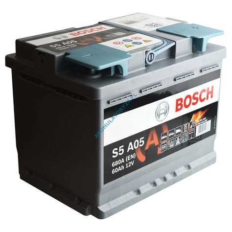 Akumulator Bosch S5 A05 60ah 680a P Start Stop