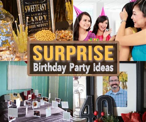 Cool Surprise Birthday Party Ideas Ann Inspired