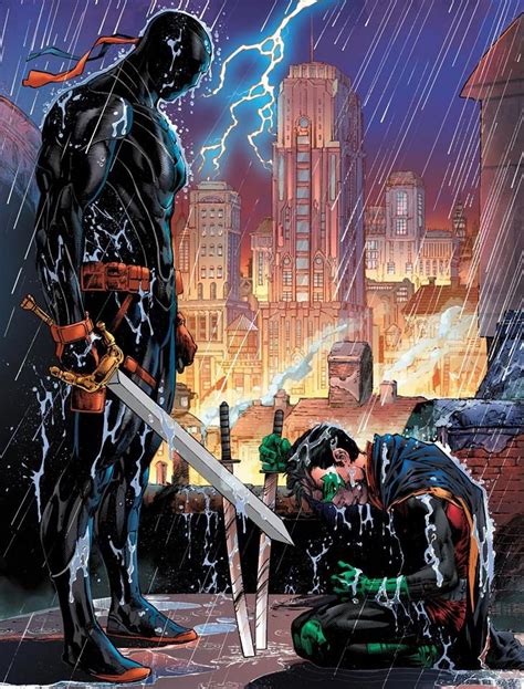 Deathstroke And Robin Damian Wayne Deathstroke Superhero Art Art