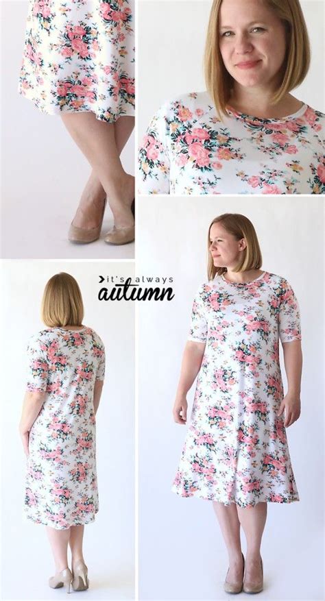 Sew Your Own Stylish Easy Tee Swing Dress With This Tutorial