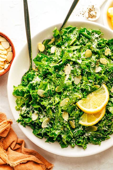 Easy Kale Salad Recipe Gimme Some Oven