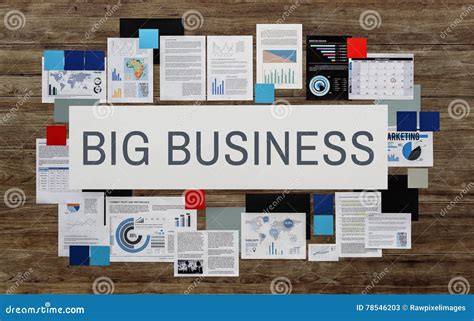 Big Business Capitalism Company Competition Concept Stock Illustration