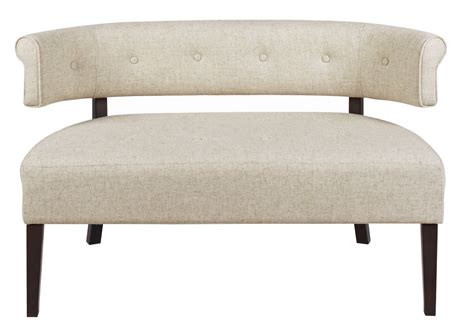 Jared Tufted Bench Settee Wood Ash Love Seat Tufted Bench Furniture