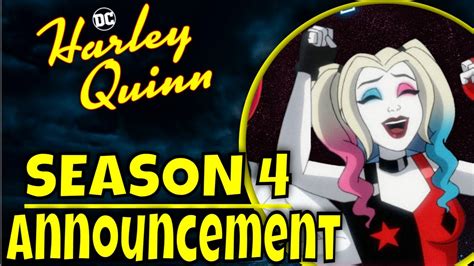 Harley Quinn Season Announcement Hbo Max News Youtube